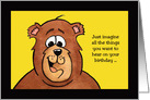 Humorous Birthday Card Just Imagine All The Things You Want To Hear card