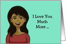 Anniversary For Spouse I Love You Much More Than I Hate Your Farts card