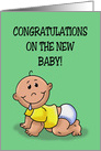 Humorous Congratulations On New Baby Sympathies With Your Vagina card