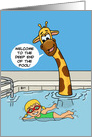 Cute Congratulations On Swimming In The Deep End Of The Pool card