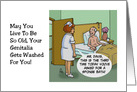 Humorous Adult Birthday They Wash Your Genitalia For You card
