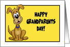Happy Grandparents Day From The Dog Paws-itively The Best card