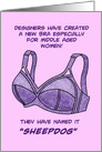 Humorous Birthday A New Bra Especially For Middle Aged Women card