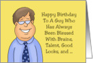 Nephew Birthday From Aunt A Guy Who Has Always Been Blessed card