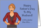 Humorous Father’s Day For Husband Who Still Seems To Want card