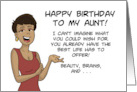 Black Aunt Birthday You Already Have The Best Life Has To Offer card