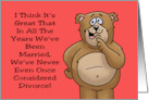 Anniversary For Spouse We’ve Never Considered Divorce Murder Maybe card
