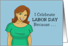 Humorous Labor Day I See Labor Day As A Celebration That The Pressure card