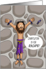 Humorous Retirement Congratulations On Your Escape With Dungeon card