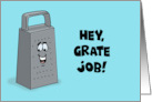 Funny Graduation from First Grade Congratulations With Cartoon Grater card