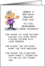 Getting Older Birthday Do You Remember These Sounds card