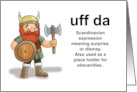 I’m Sorry Card Uff Da Scandinavian Expression For Sorry I’m Late card