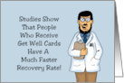 Humorous Get Well Studies Show That People Who Receive Get Well card