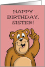 Sister Birthday It’s Possible I Might Actually Like You A Little Bit card