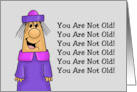 Humorous Birthday You Are Not Old Okay Maybe A Bit Oldish card