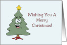 Humorous Christmas Wishing You A Merry Christmas Fir Sure card