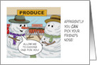 Humorous Christmas With Two Snowman You Can Pick Your Friend’s card