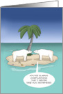 Spouse Anniversary With Two Polar Bears I Never Take You Anywhere card