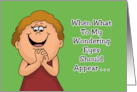 Humorous Christmas When What To My Wondering Eyes Should Appear card