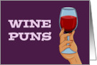 Humorous Friendship Wine Puns Are In Pour Taste card