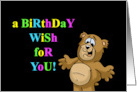 Getting Birthday A Birthday Wish For You May You Not Get Winded card