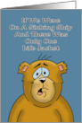 Humorous Bear Friendship If We Were On A Sinking Ship card