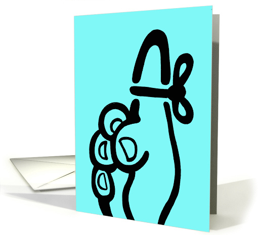 String Around Finger to Remember card (1467486)
