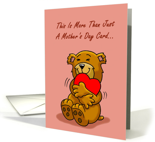 Cute Cartoon Bear Hugging a Heart. This is More Than Just... (1470732)