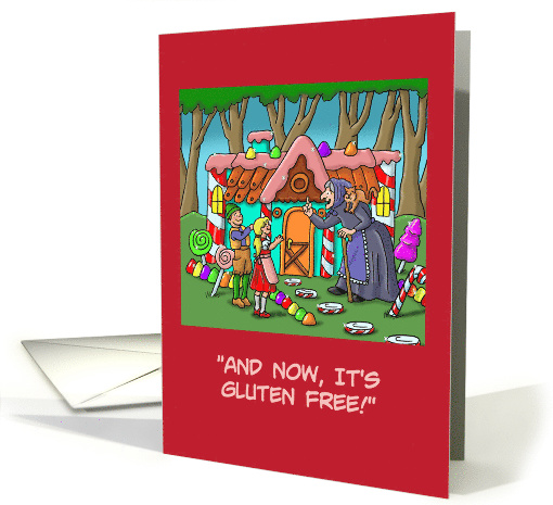 Note Card with the Witch and Hansel and Gretel and Gluten... (1475264)