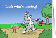 Cartoon Easter Bunny...