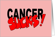 Cancer Sucks Card...