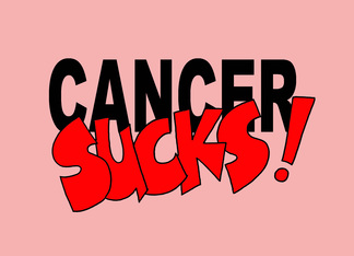 Cancer Sucks Card...