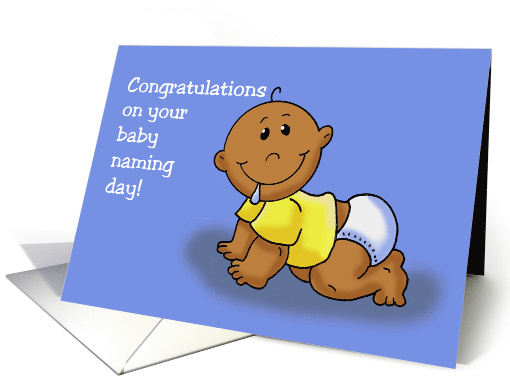 Congratulations on Baby Naming Ceremony Boy Baby card (1479070)