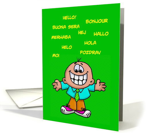 World Hello Day Card with Hello in Several Languages card (1483384)