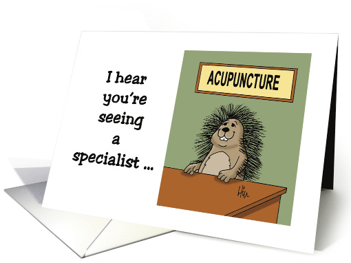 Feel Better Card Saying Seeing a Specialist with a... (1490370)