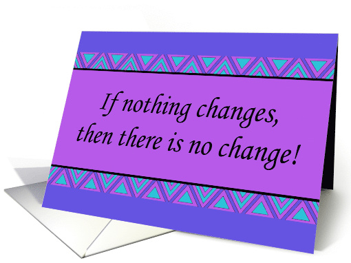Congratulations on Sobriety Card with a Design in Violet and Blue card