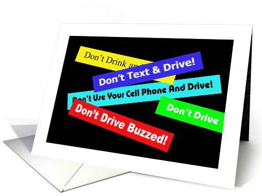 Congratulations On Getting Drivers License Card With... (1498444)