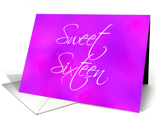 Sweet Sixteen Birthday Card Parents Buy The Never Been... (1500958)