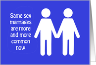 Congratulations On Same Sex Gay Marriage With International Symbols card