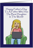 Humorous Father’s Day Card From Daughter For Father card