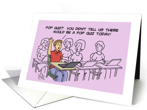 Humorous Teacher Appreciation Day Card With Student About... (1508210)