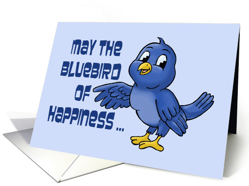 Hi, Hello Card With The Bluebird Of Happiness card (1519026)