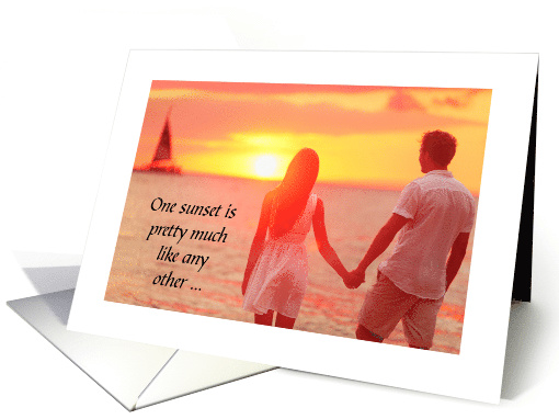 Love & Romance card: One Sunset card (1521446)
