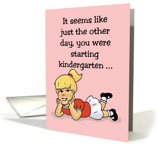 Humorous High School Graduation Card You Were Just... (1528012)