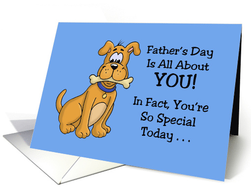 Father's Day Card From The Dog, All About You card (1528440)