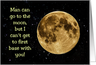 Love/Romance Card With Moon Give Me Another Chance card