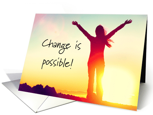Change Is Possible Celebrate Recovery card (1534246)