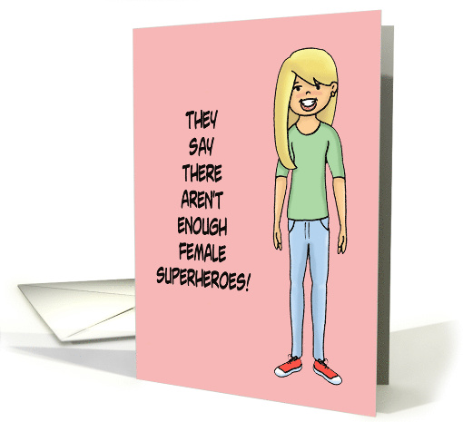 Mother's Day Card For Mom From Daughter Female Superheroes card