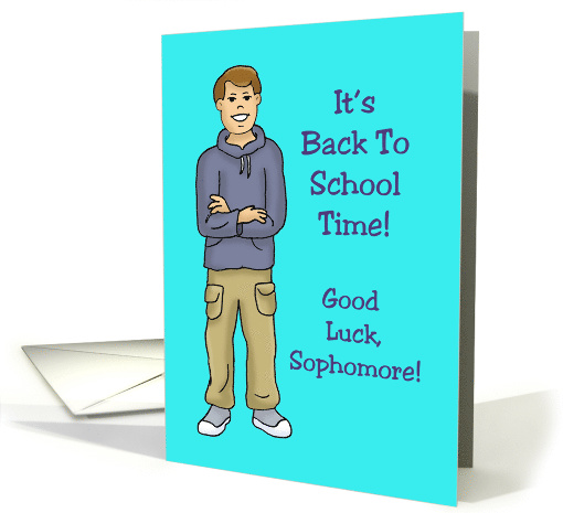 Back To School Card For A New Sophomore card (1537730)