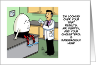Humorous Acceptance To Medical School Card Humpty Dumpty card
